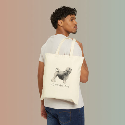 LÖWCHEN LOVE Cotton Canvas Tote Bag