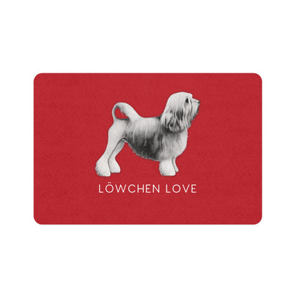 LÖWCHEN LOVE Pet Food Mat (12x18)