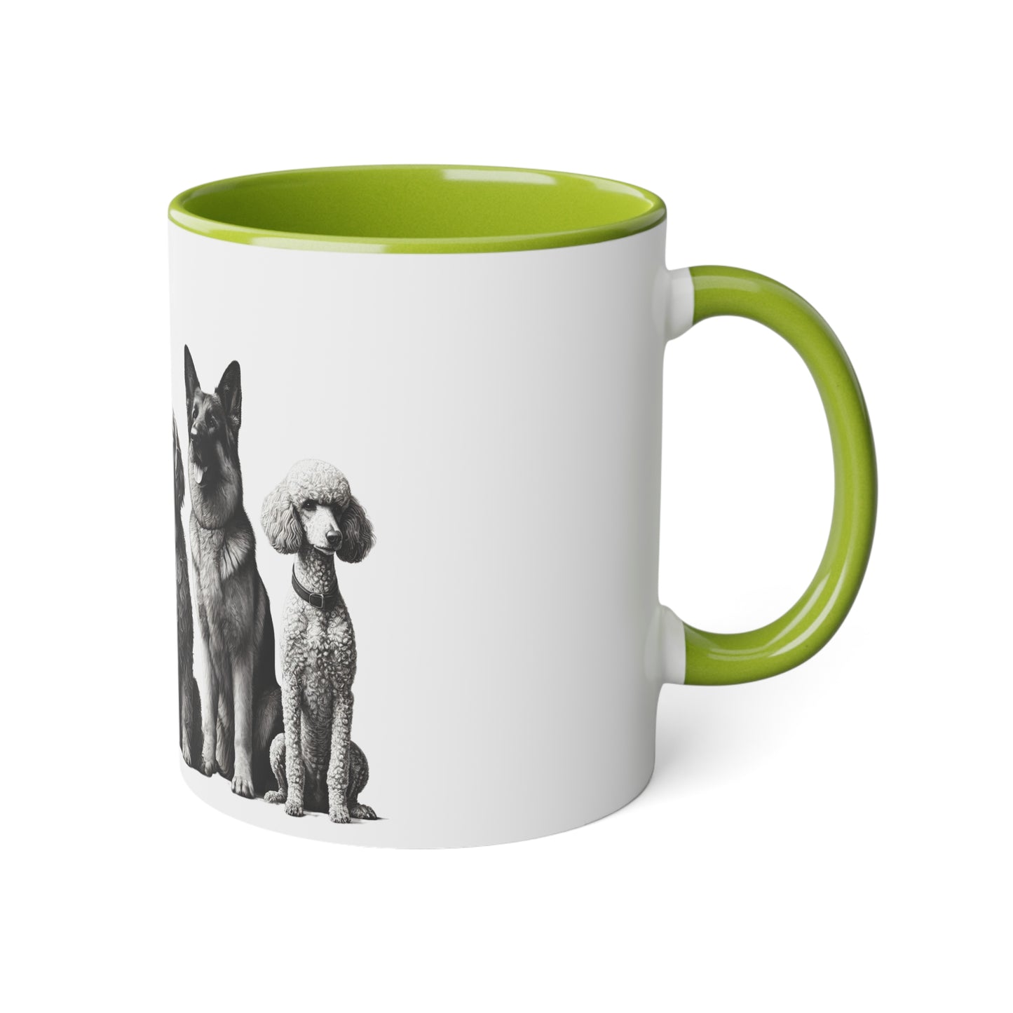 DOG FRIENDS White Accent Mug, 11oz