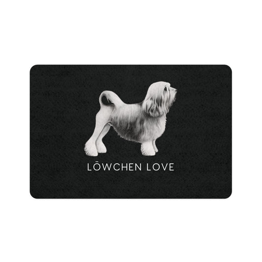 LÖWCHEN LOVE Pet Food Mat (12x18)