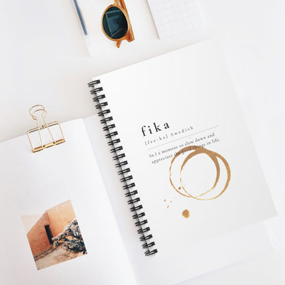 SWEDISH FIKA Spiral Notebook - Ruled Line