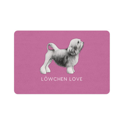 LÖWCHEN LOVE Pet Food Mat (12x18)