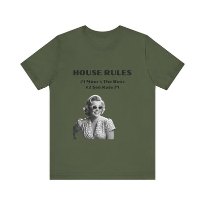 HOUSE RULES Unisex Jersey Short Sleeve Tee