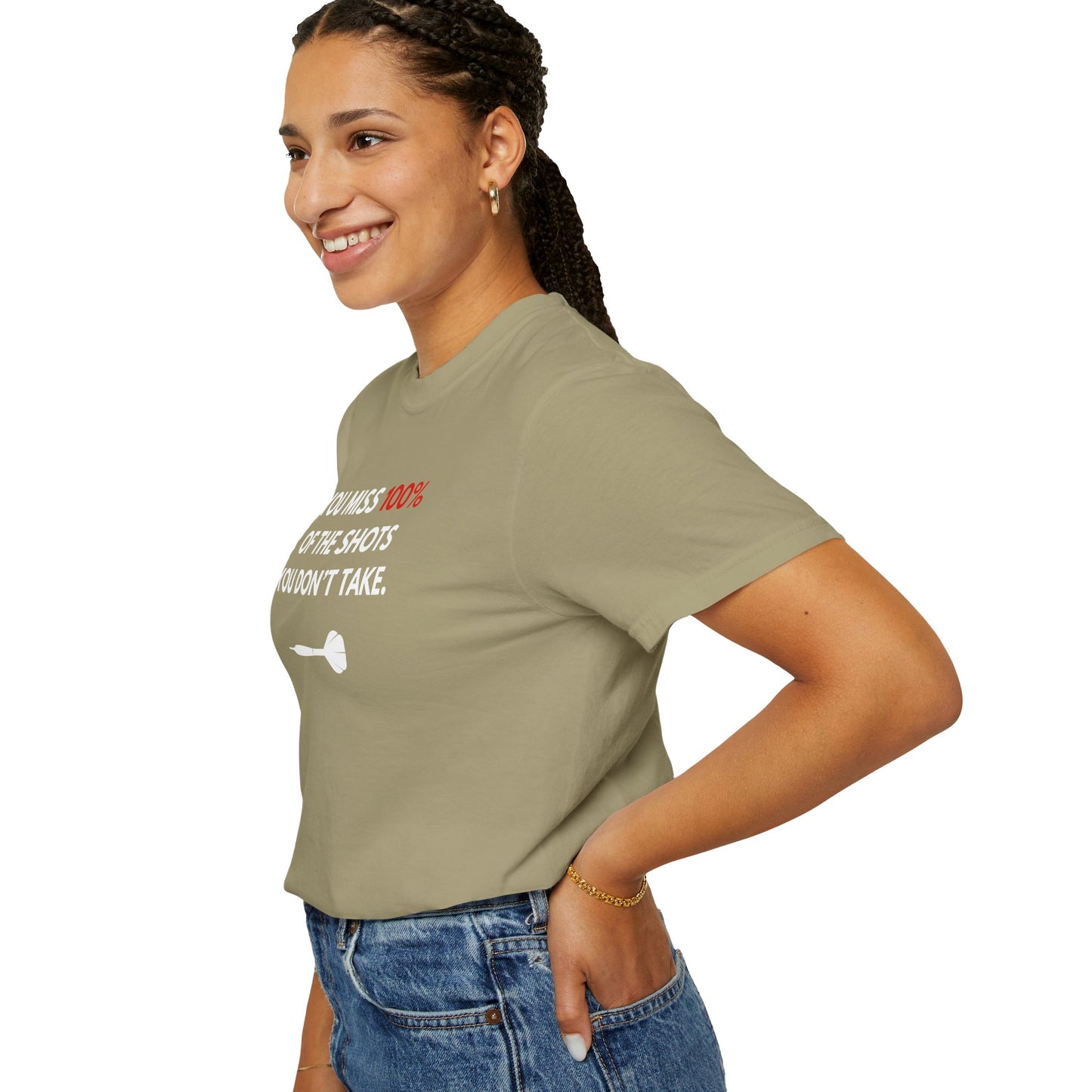 YOU MISS 100% Unisex Garment-Dyed T-shirt