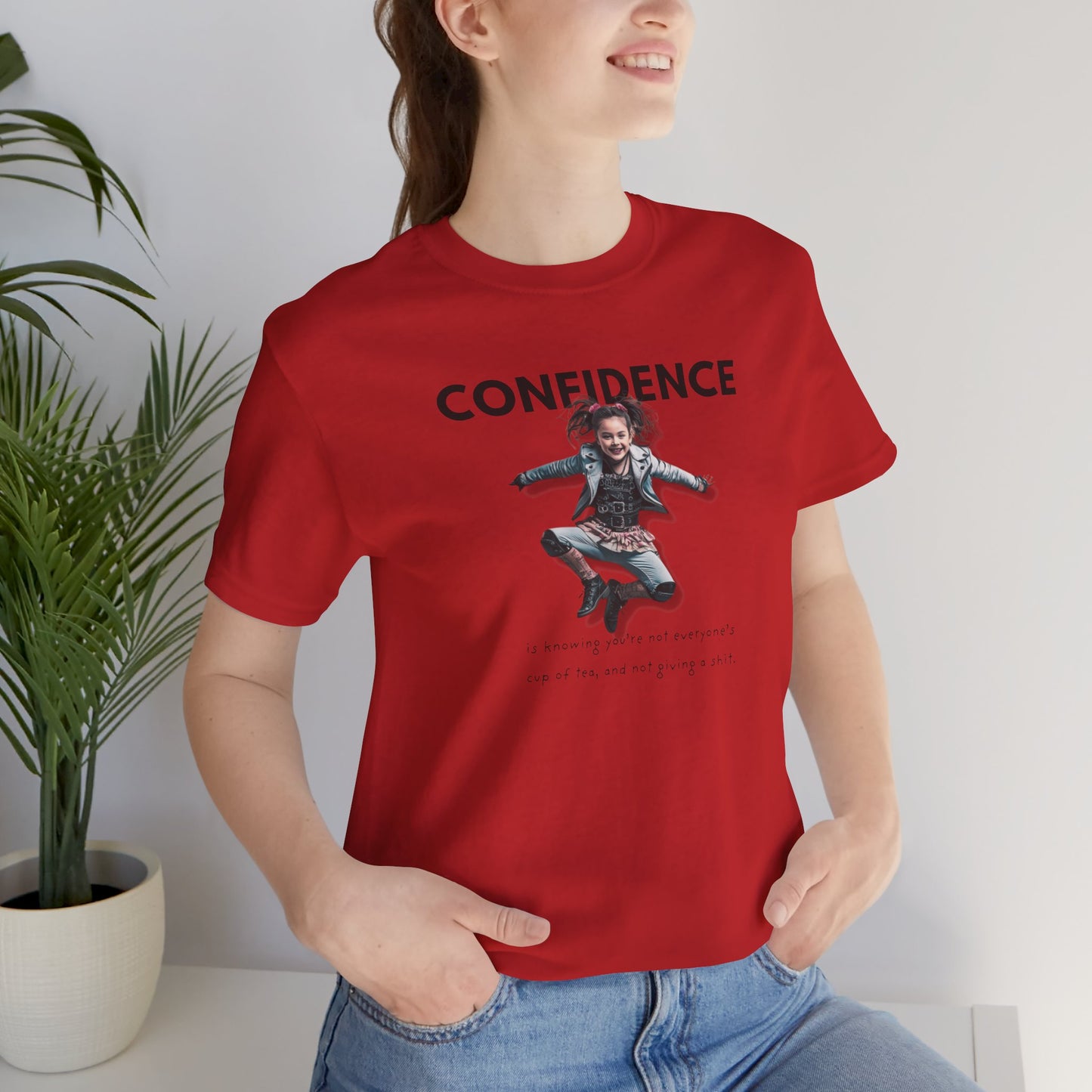 CONFIDENCE Unisex Jersey Short Sleeve Tee