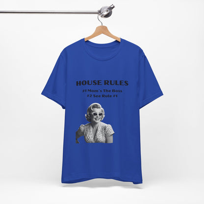 HOUSE RULES Unisex Jersey Short Sleeve Tee