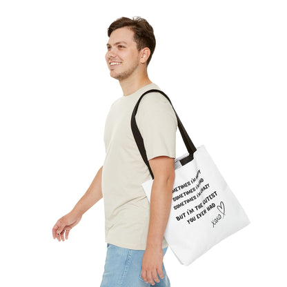 HAPPY SAD CRAZY Tote Bag (AOP)