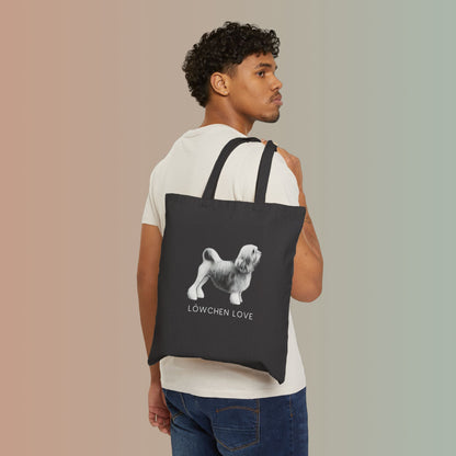 LÖWCHEN LOVE Cotton Canvas Tote Bag