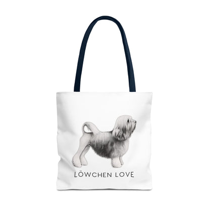 LÖWCHEN LOVE Tote Bag (AOP)