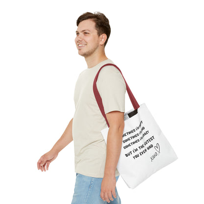 HAPPY SAD CRAZY Tote Bag (AOP)