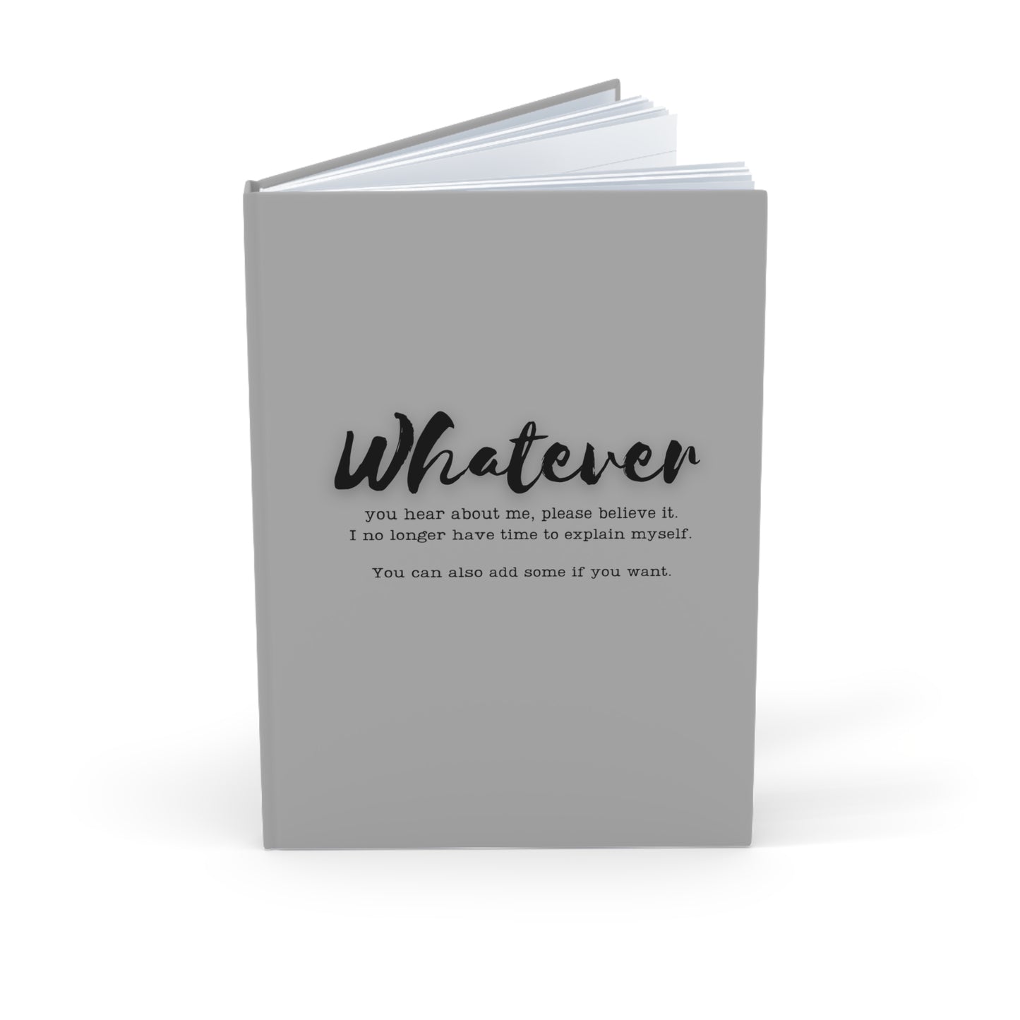 WHATEVER Hardcover Journal (A5)