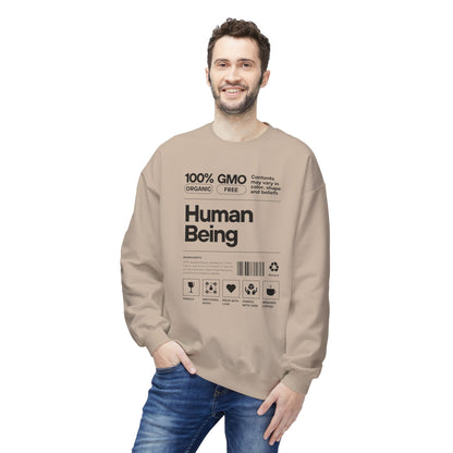 HUMAN BEING Unisex Midweight Softstyle Fleece Crewneck Sweatshirt