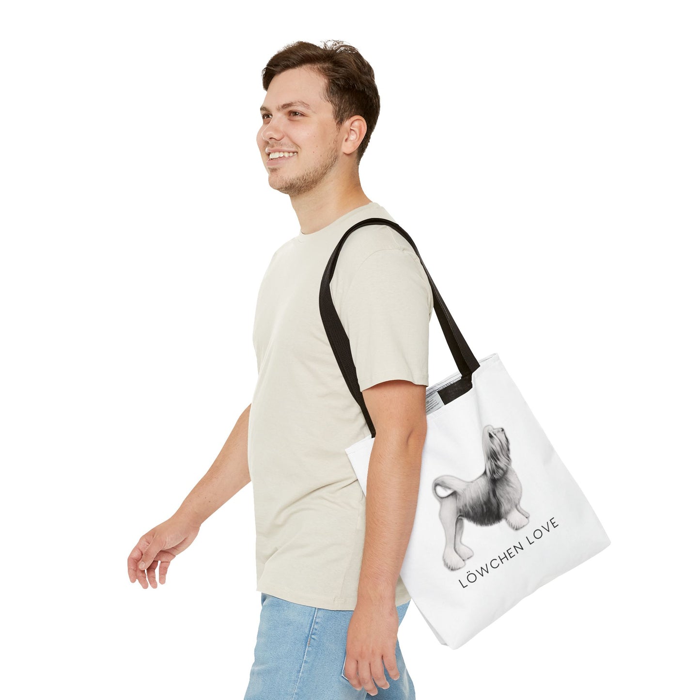 LÖWCHEN LOVE Tote Bag (AOP)