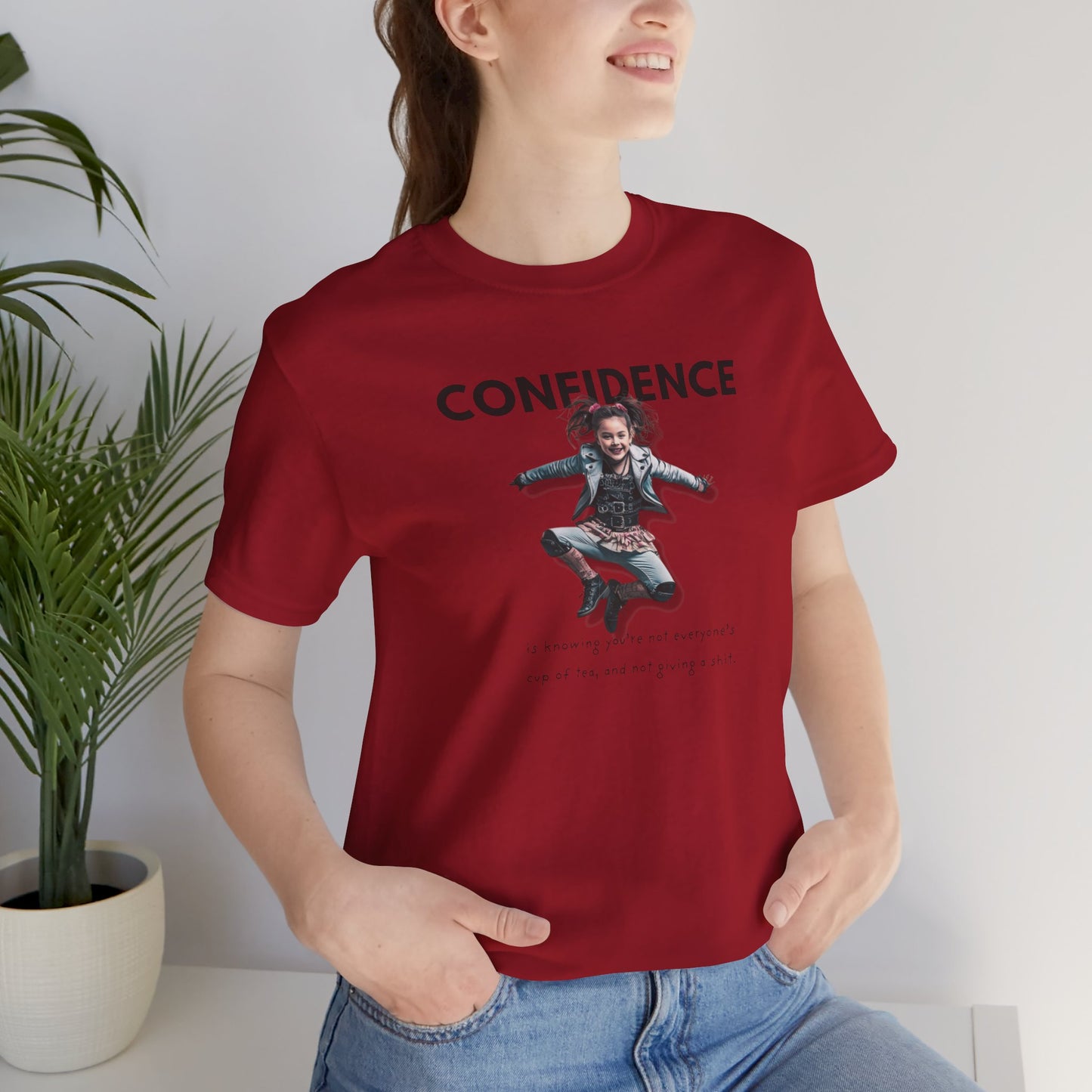 CONFIDENCE Unisex Jersey Short Sleeve Tee