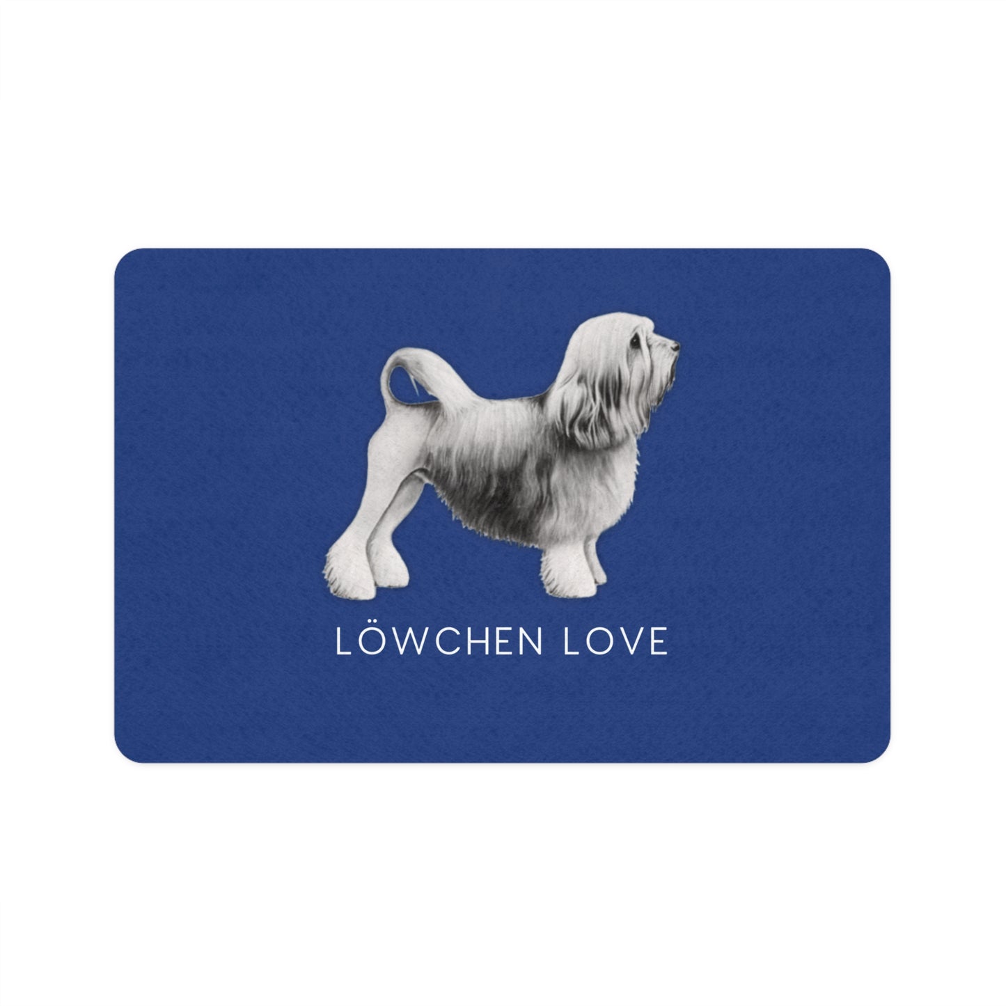 LÖWCHEN LOVE Pet Food Mat (12x18)