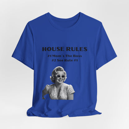 HOUSE RULES Unisex Jersey Short Sleeve Tee