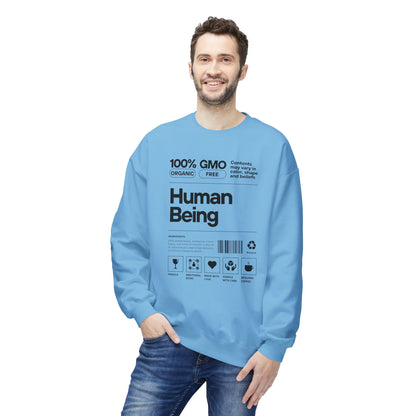 HUMAN BEING Unisex Midweight Softstyle Fleece Crewneck Sweatshirt