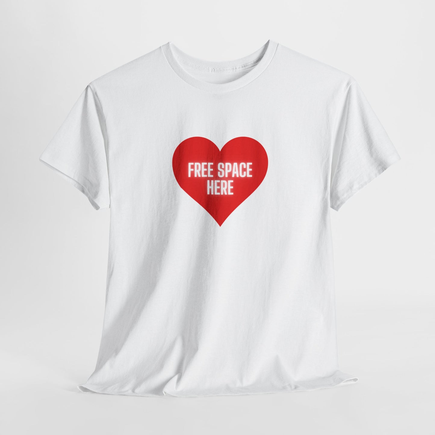 FREE SPACE HERE Unisex Heavy Cotton Tee