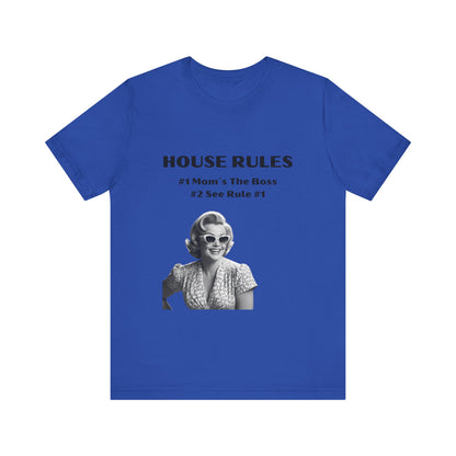 HOUSE RULES Unisex Jersey Short Sleeve Tee