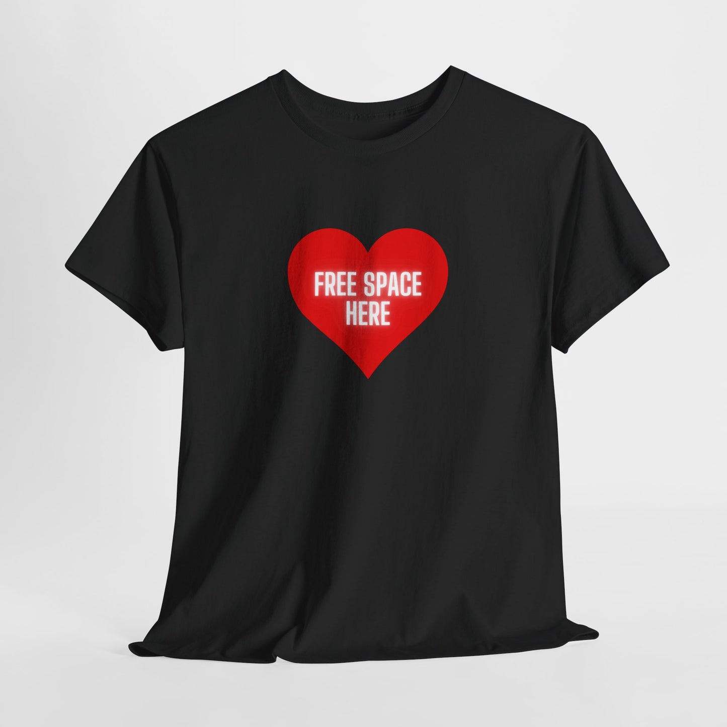 FREE SPACE HERE Unisex Heavy Cotton Tee