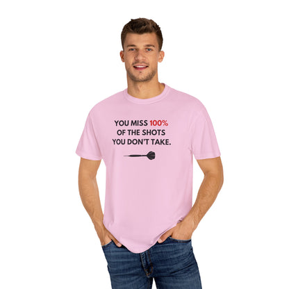 YOU MISS 100% Unisex Garment-Dyed T-shirt