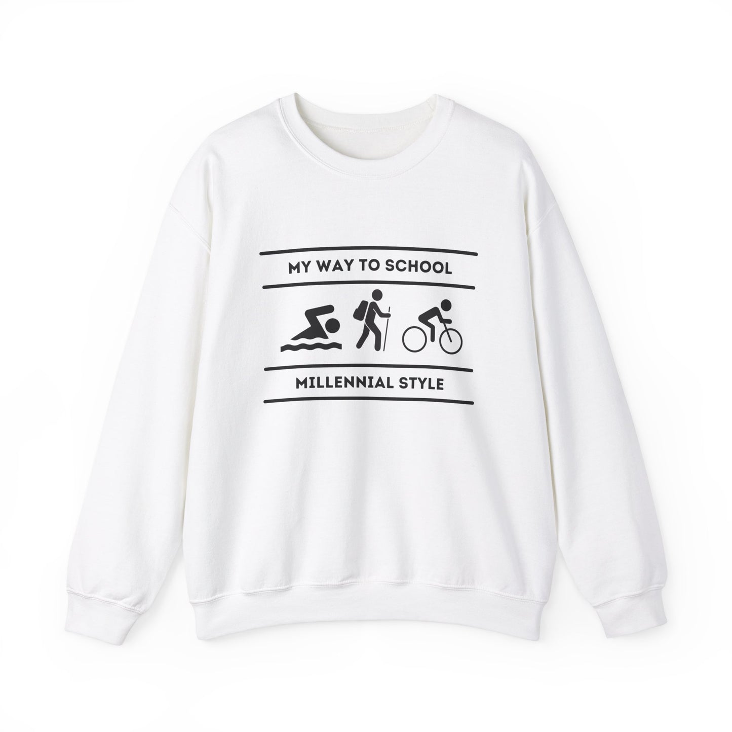 MILLENNIAL STYLE Unisex Heavy Blend™ Crewneck Sweatshirt