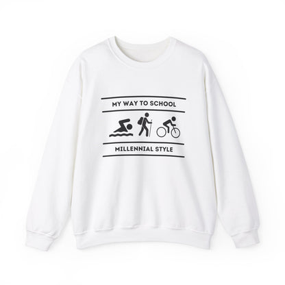 MILLENNIAL STYLE Unisex Heavy Blend™ Crewneck Sweatshirt