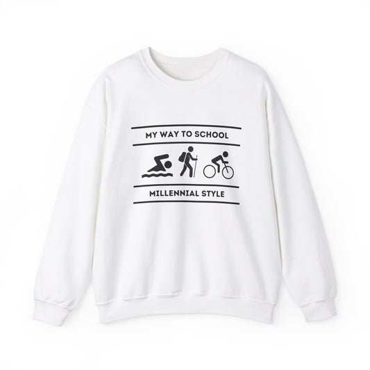 MILLENNIAL STYLE Unisex Heavy Blend™ Crewneck Sweatshirt