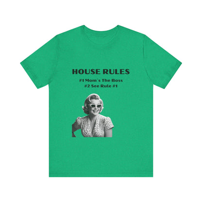 HOUSE RULES Unisex Jersey Short Sleeve Tee