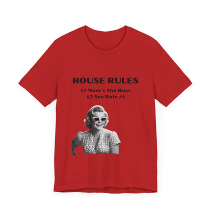 HOUSE RULES Unisex Jersey Short Sleeve Tee