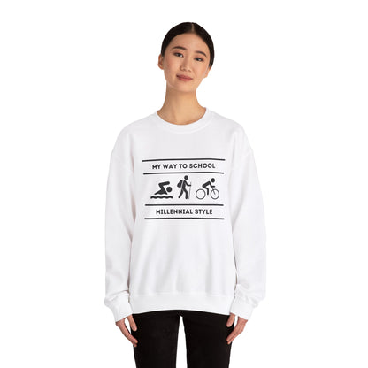 MILLENNIAL STYLE Unisex Heavy Blend™ Crewneck Sweatshirt