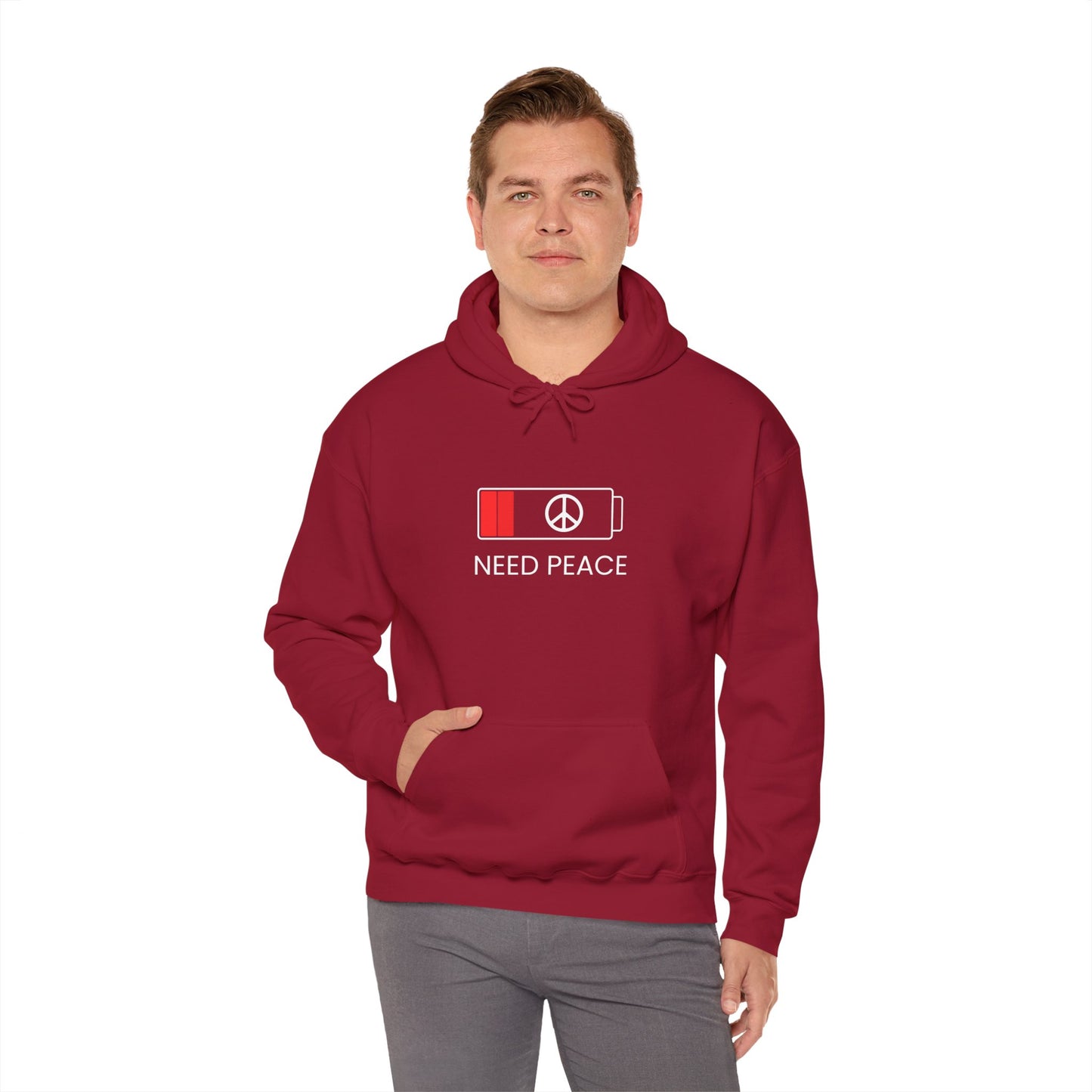 NEED PEACE Unisex Heavy Blend™ Hooded Sweatshirt