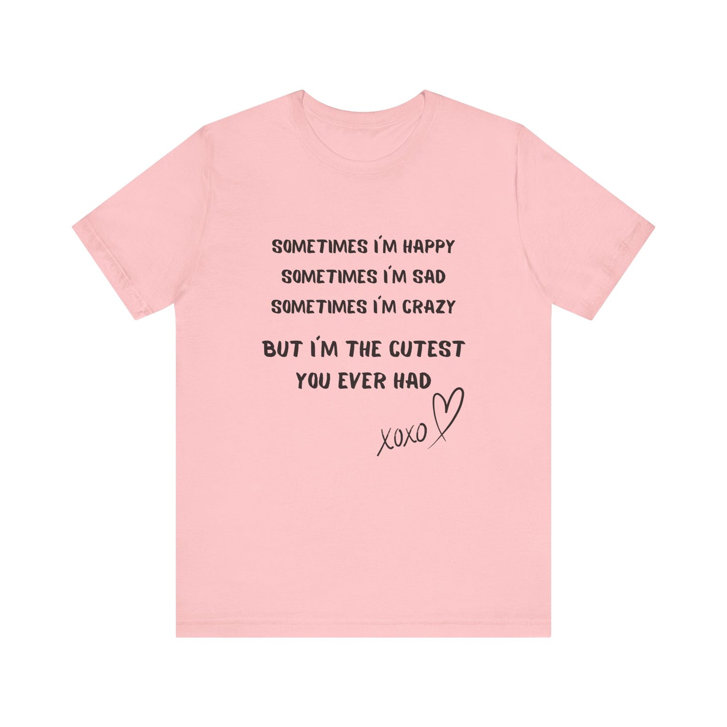 HAPPY SAD CRAZY Unisex Jersey Short Sleeve Tee