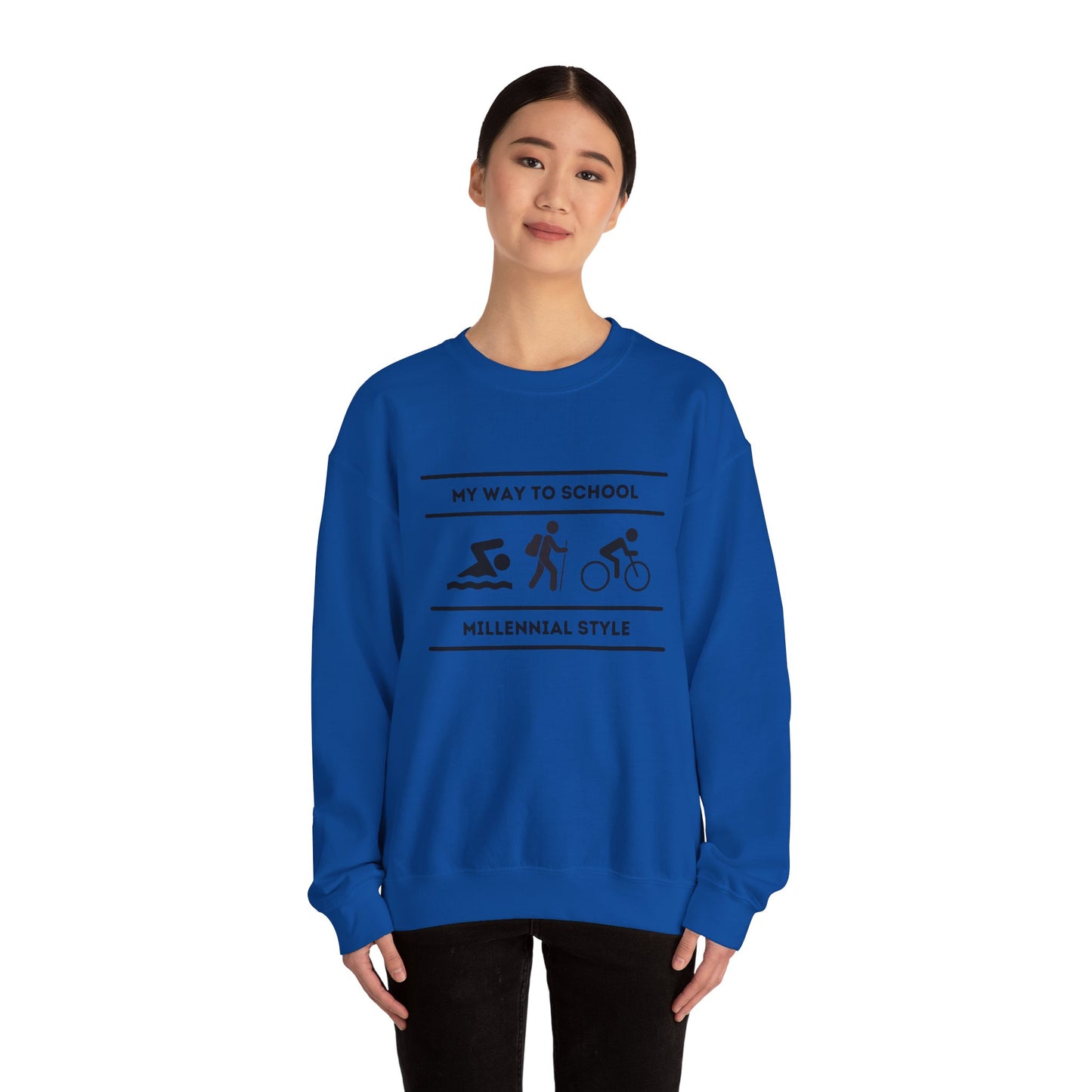 MILLENNIAL STYLE Unisex Heavy Blend™ Crewneck Sweatshirt