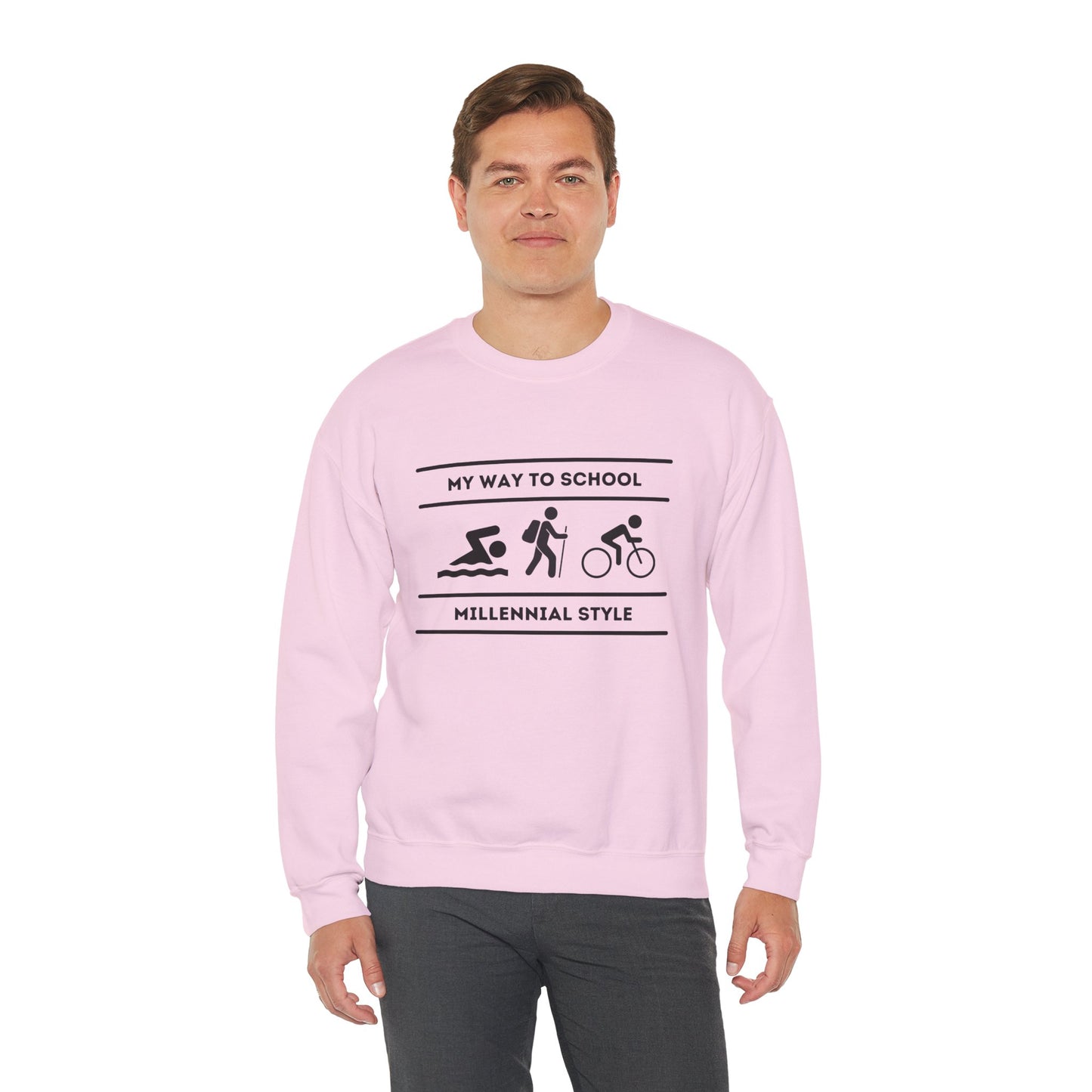 MILLENNIAL STYLE Unisex Heavy Blend™ Crewneck Sweatshirt