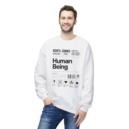 HUMAN BEING Unisex Midweight Softstyle Fleece Crewneck Sweatshirt