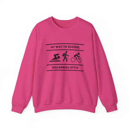 MILLENNIAL STYLE Unisex Heavy Blend™ Crewneck Sweatshirt