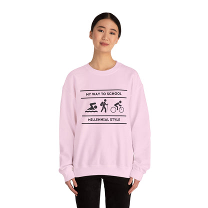 MILLENNIAL STYLE Unisex Heavy Blend™ Crewneck Sweatshirt