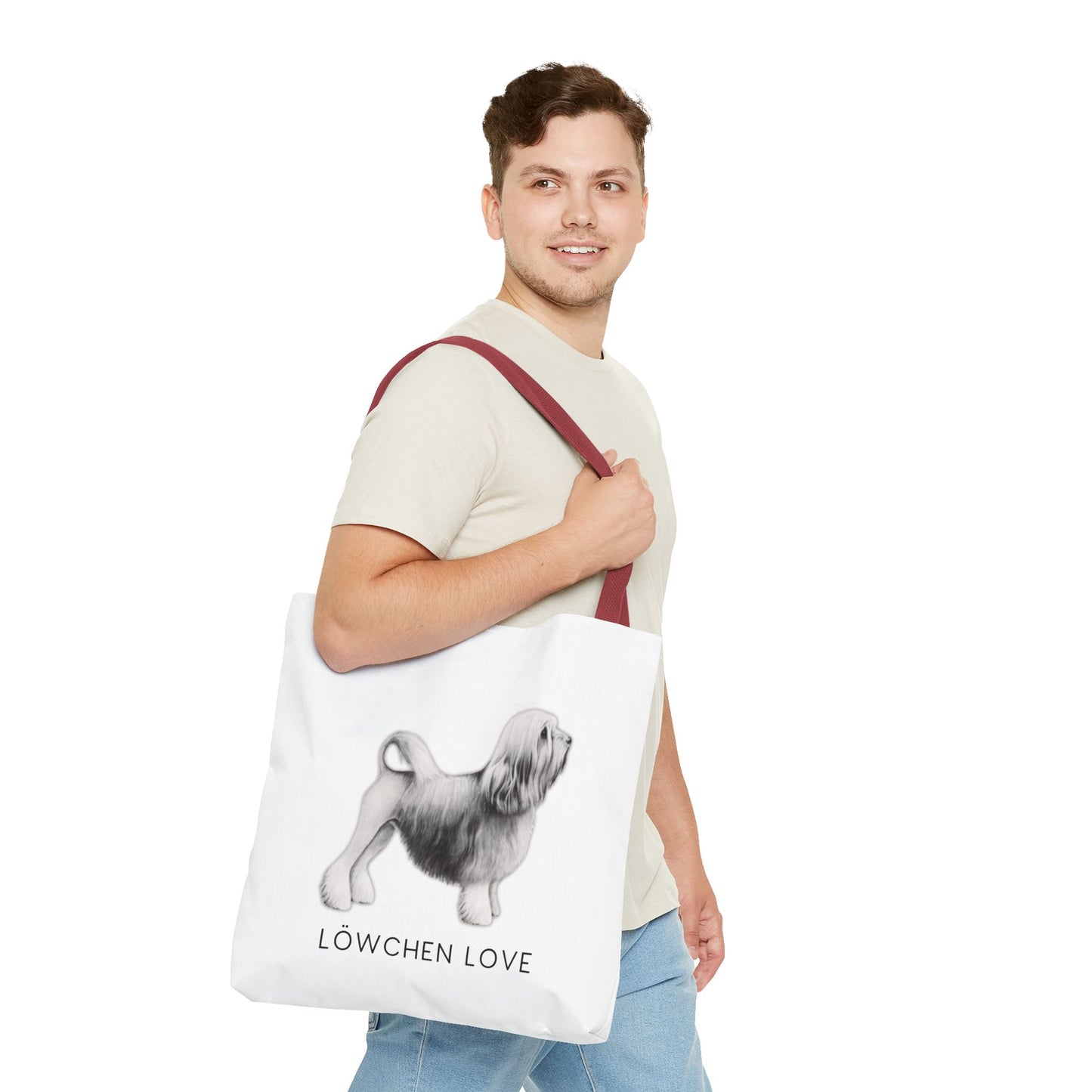 LÖWCHEN LOVE Tote Bag (AOP)