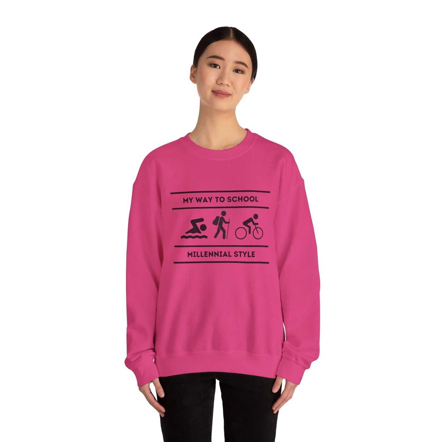 MILLENNIAL STYLE Unisex Heavy Blend™ Crewneck Sweatshirt