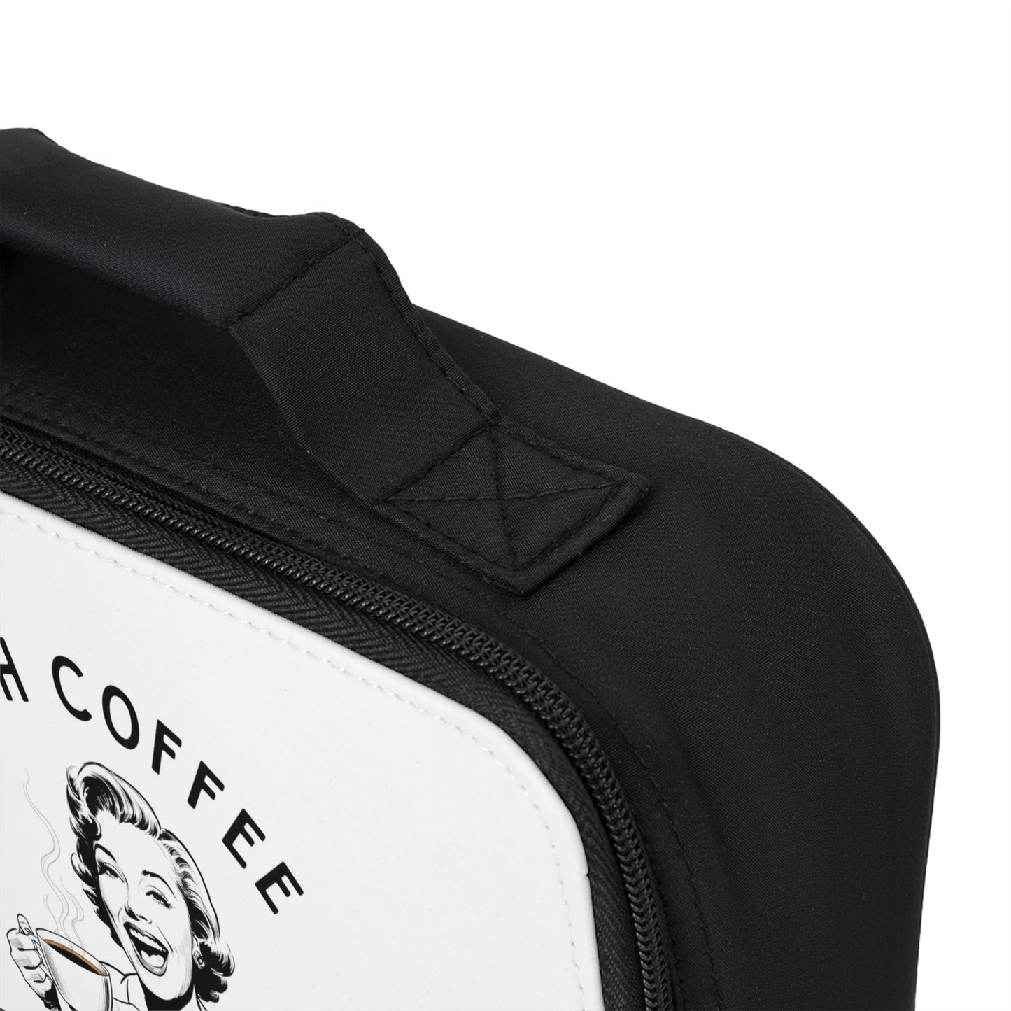 DO STUPID THINGS FASTER WITH COFFEE Lunch Bag