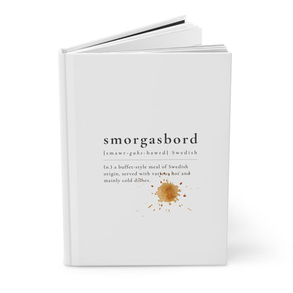 SWEDISH SMORGASBORD Hardcover Journal Matte