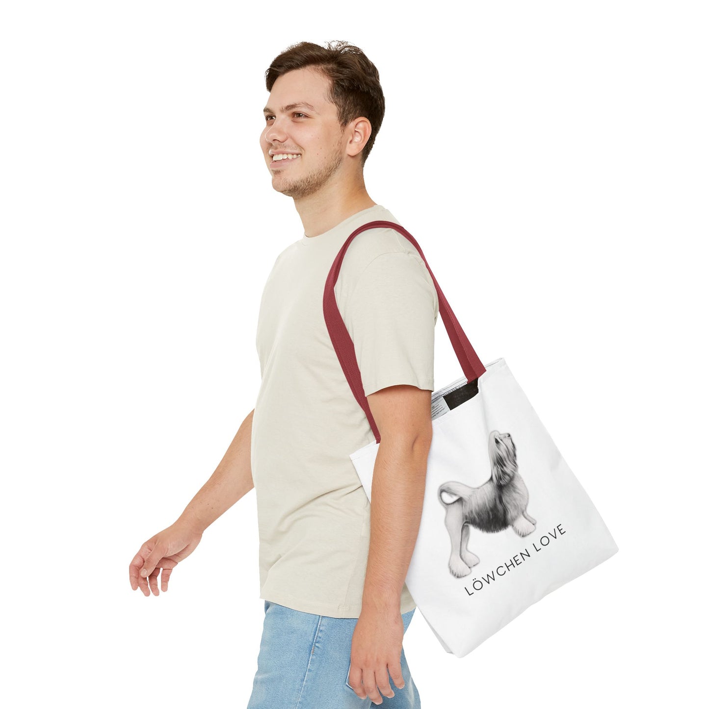 LÖWCHEN LOVE Tote Bag (AOP)