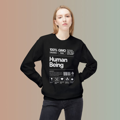 HUMAN BEING Unisex Midweight Softstyle Fleece Crewneck Sweatshirt