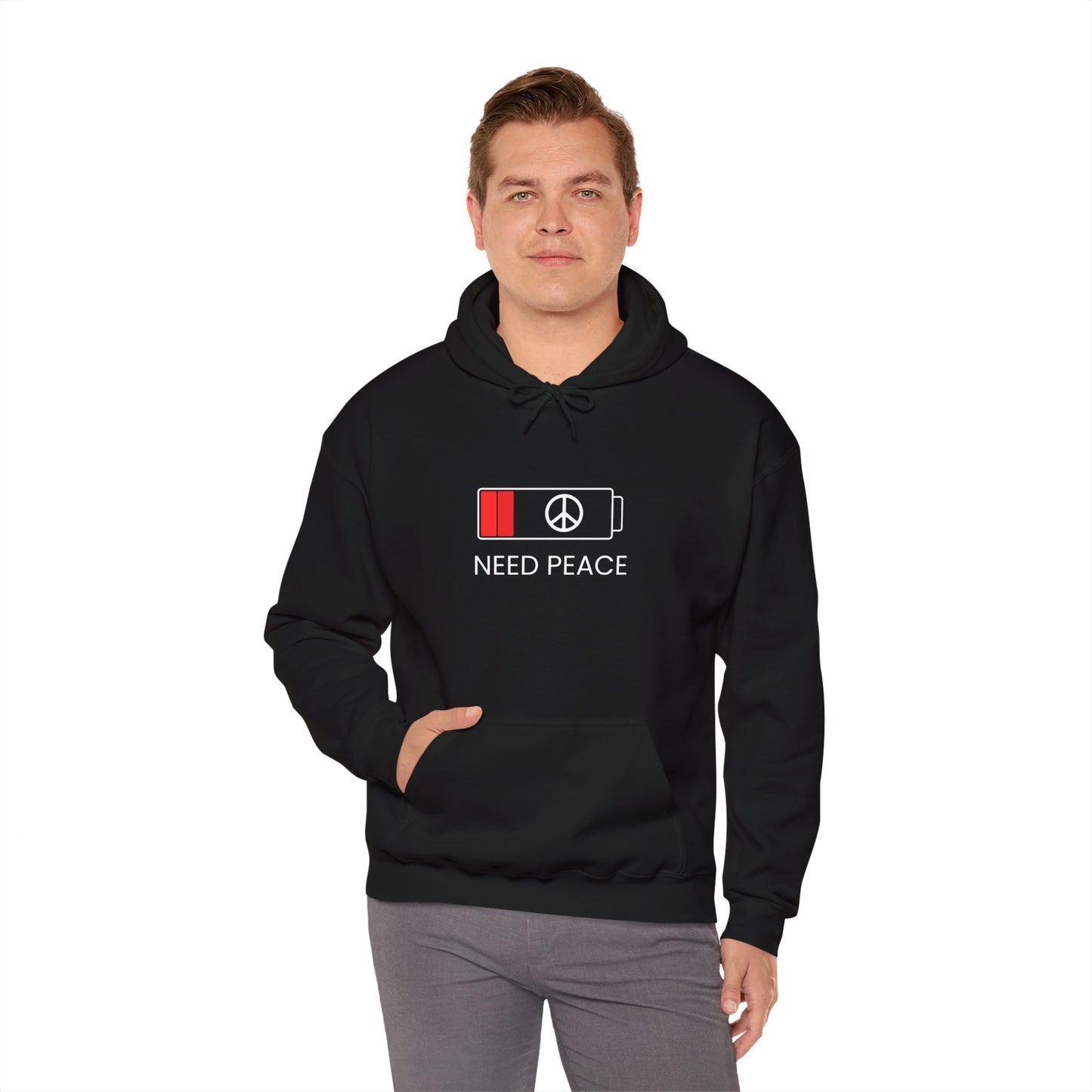 NEED PEACE Unisex Heavy Blend™ Hooded Sweatshirt