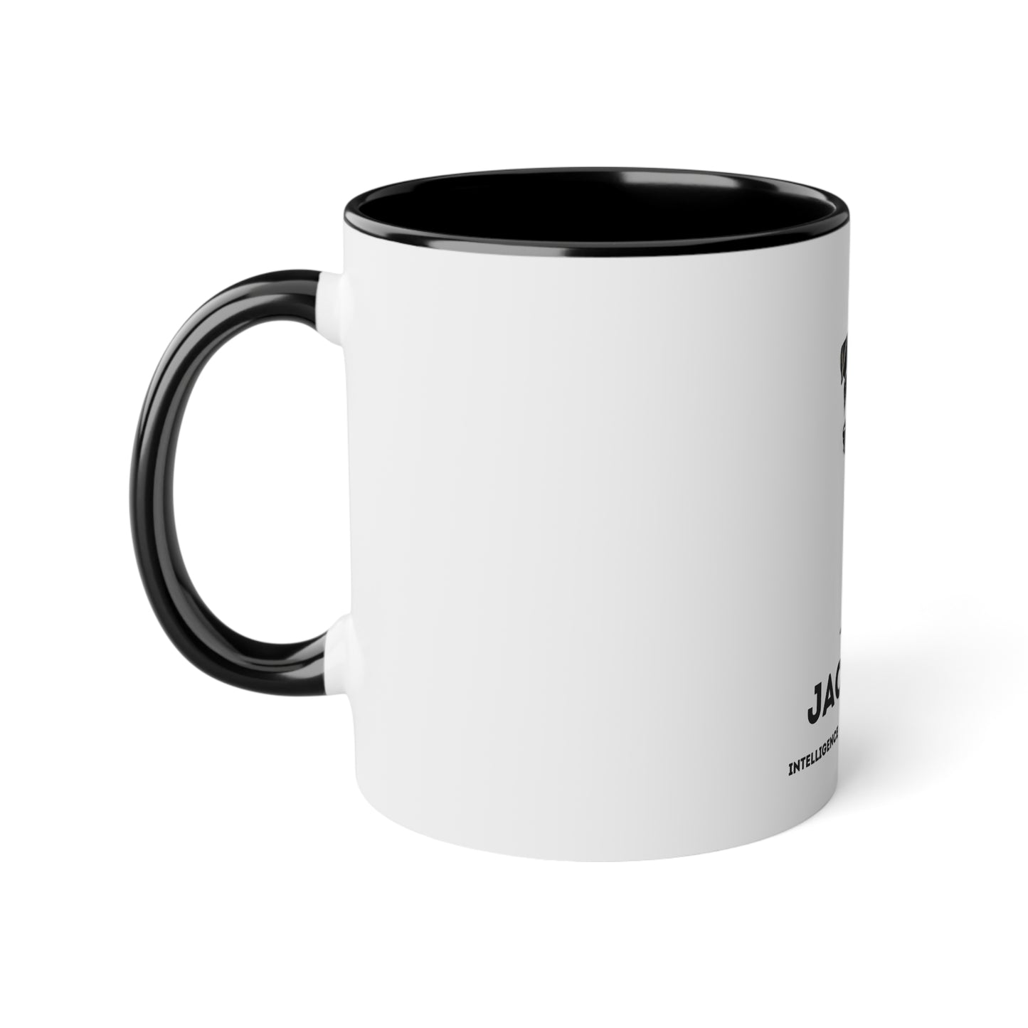 JACK RUSSELL White Accent Mug, 11oz