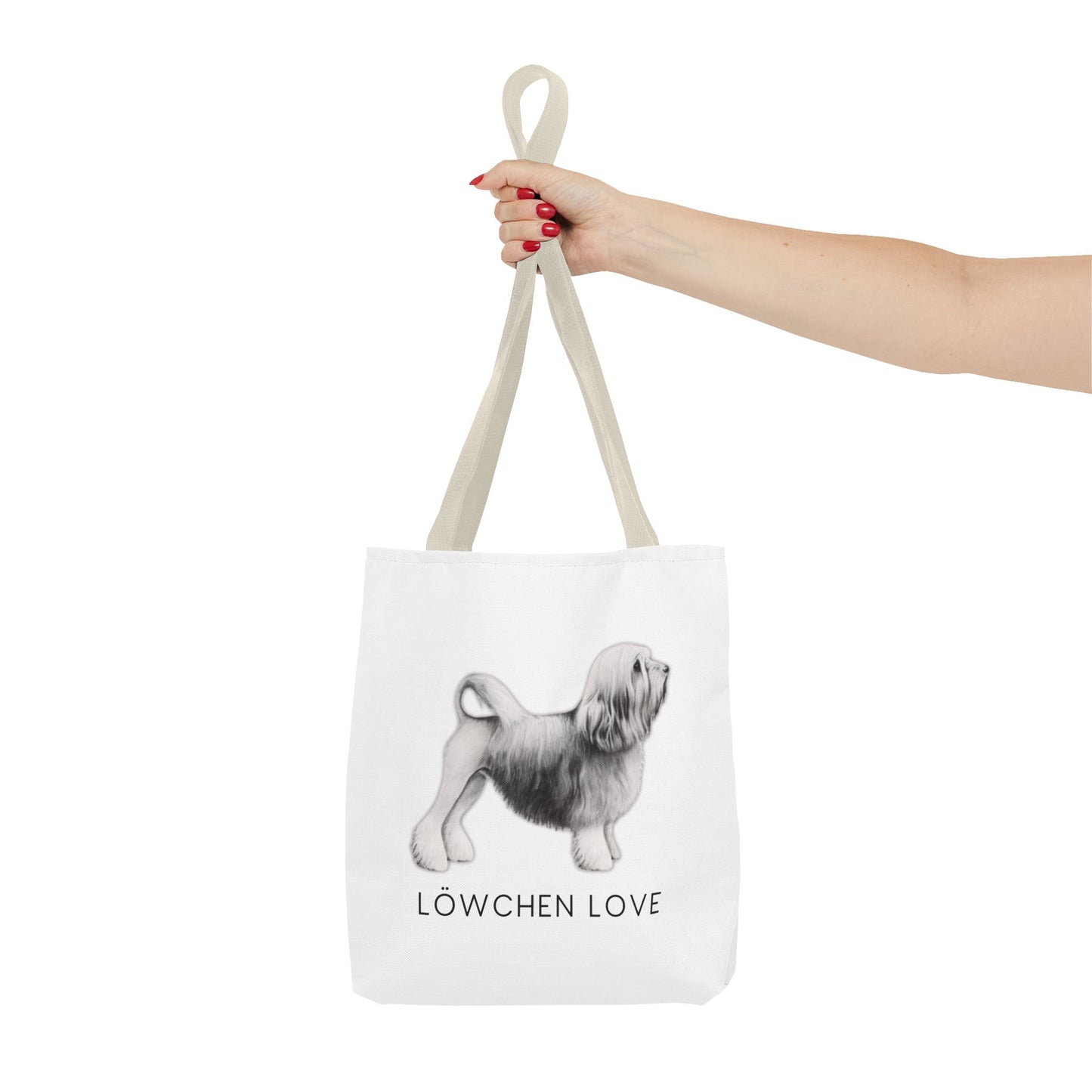 LÖWCHEN LOVE Tote Bag (AOP)