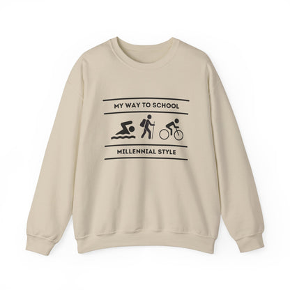 MILLENNIAL STYLE Unisex Heavy Blend™ Crewneck Sweatshirt