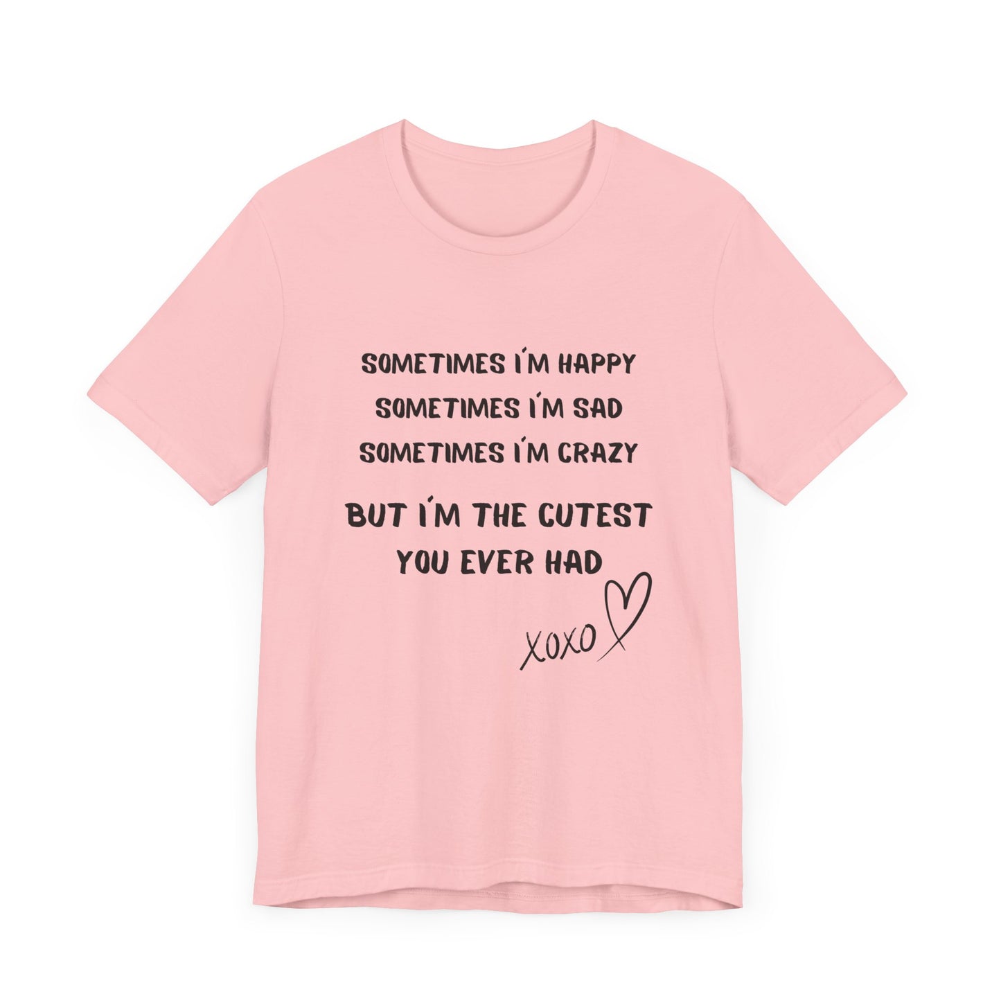 HAPPY SAD CRAZY Unisex Jersey Short Sleeve Tee