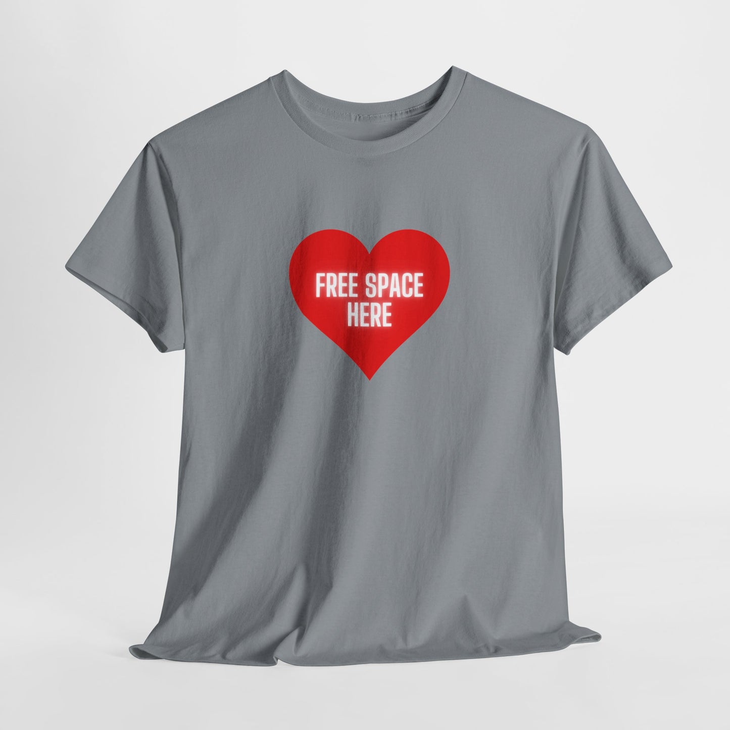 FREE SPACE HERE Unisex Heavy Cotton Tee